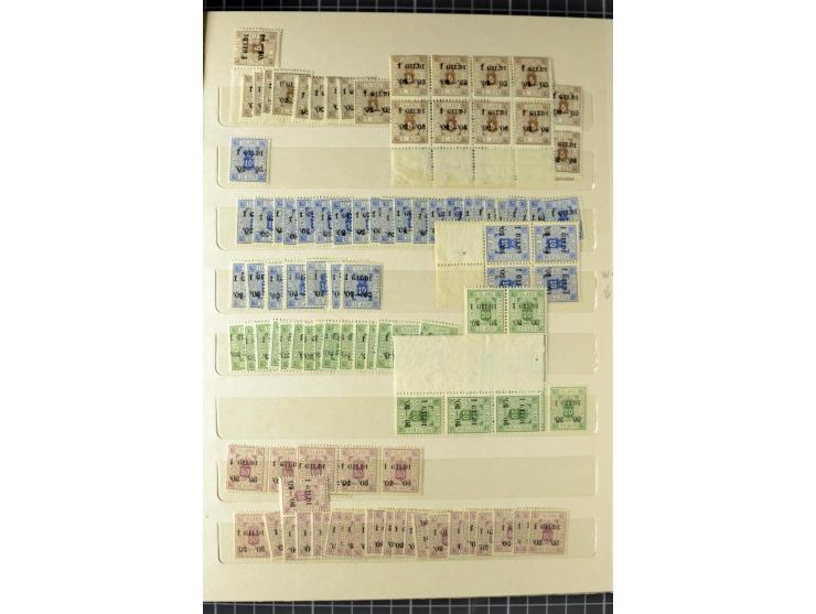 1896/1949, postfrischer Lagerbestand mit Dienst, oft in Einheiten, dabei Mi.-Nr.92(35), 102(21), 112(18), D43 (ca.130),etc, s