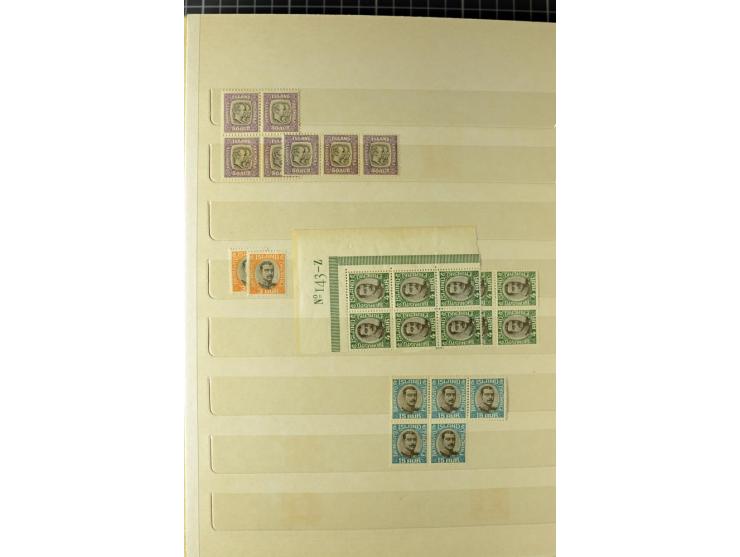 1896/1949, postfrischer Lagerbestand mit Dienst, oft in Einheiten, dabei Mi.-Nr.92(35), 102(21), 112(18), D43 (ca.130),etc, s