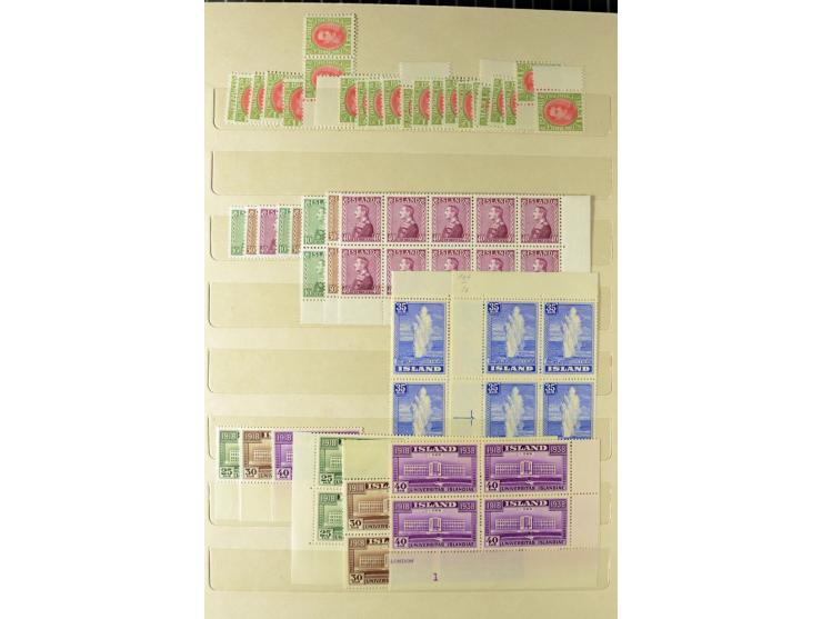 1896/1949, postfrischer Lagerbestand mit Dienst, oft in Einheiten, dabei Mi.-Nr.92(35), 102(21), 112(18), D43 (ca.130),etc, s