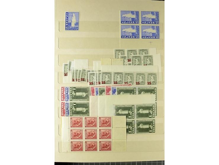 1896/1949, postfrischer Lagerbestand mit Dienst, oft in Einheiten, dabei Mi.-Nr.92(35), 102(21), 112(18), D43 (ca.130),etc, s