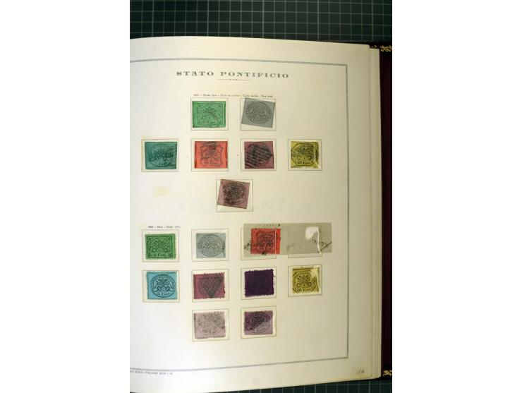 1850/1864, Kirchenstaat bis Toskana, ungebrauchte und gestempelte Sammlung mit vielen besseren Werten und einigen schönen Bri