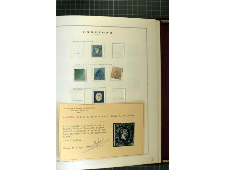 1850/1864, Kirchenstaat bis Toskana, ungebrauchte und gestempelte Sammlung mit vielen besseren Werten und einigen schönen Bri