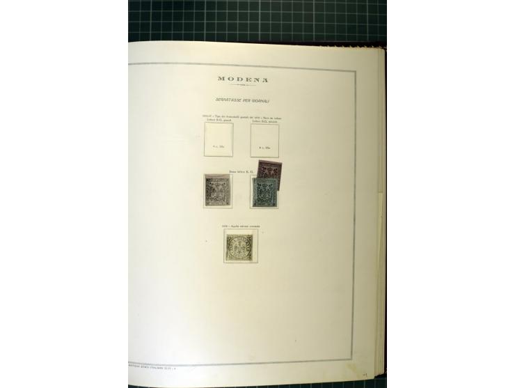 1850/1864, Kirchenstaat bis Toskana, ungebrauchte und gestempelte Sammlung mit vielen besseren Werten und einigen schönen Bri