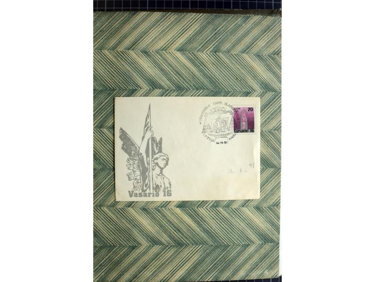 1918/40, ungebrauchte und gestempelte Sammlung mit Mi.Nr. 220-24, einigen Briefen und Karten etc.