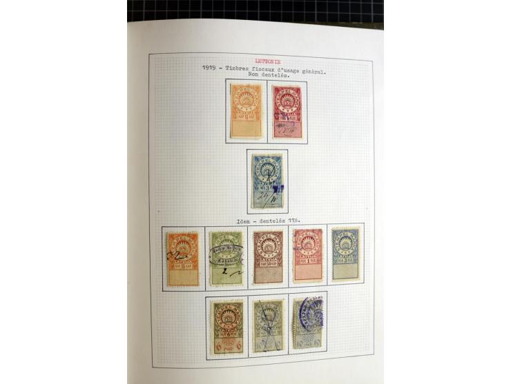 1918/40, ungebrauchte und gestempelte Sammlung mit Mi.Nr. 220-24, einigen Briefen und Karten etc.