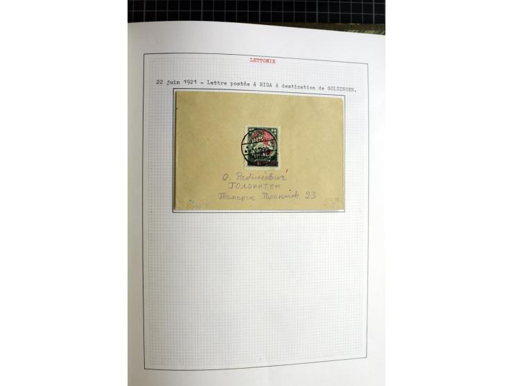 1918/40, ungebrauchte und gestempelte Sammlung mit Mi.Nr. 220-24, einigen Briefen und Karten etc.