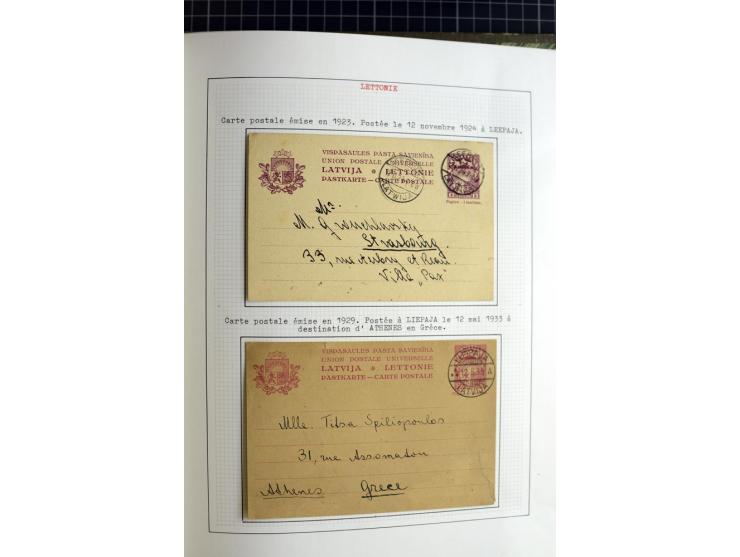 1918/40, ungebrauchte und gestempelte Sammlung mit Mi.Nr. 220-24, einigen Briefen und Karten etc.