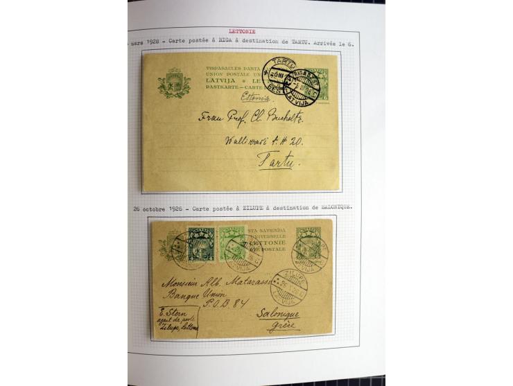 1918/40, ungebrauchte und gestempelte Sammlung mit Mi.Nr. 220-24, einigen Briefen und Karten etc.
