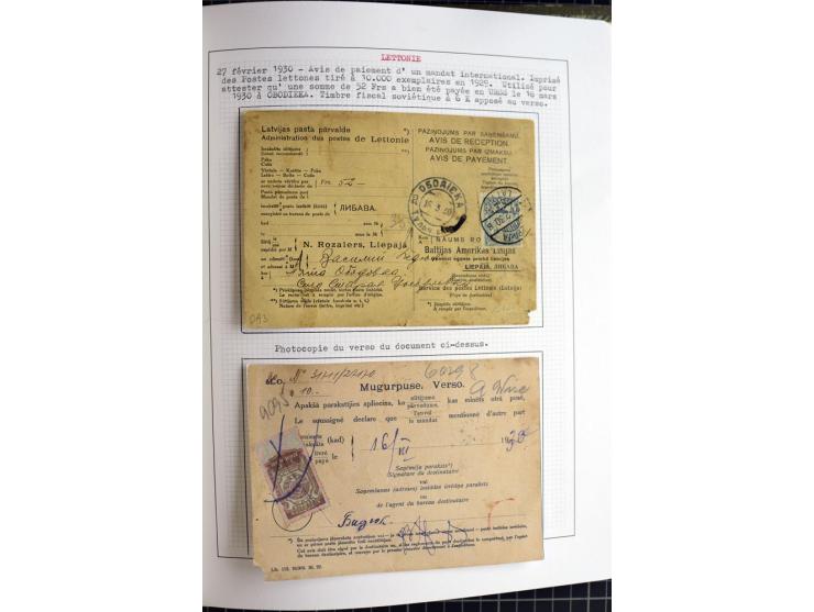 1918/40, ungebrauchte und gestempelte Sammlung mit Mi.Nr. 220-24, einigen Briefen und Karten etc.