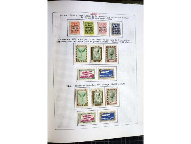 1918/40, ungebrauchte und gestempelte Sammlung mit Mi.Nr. 220-24, einigen Briefen und Karten etc.