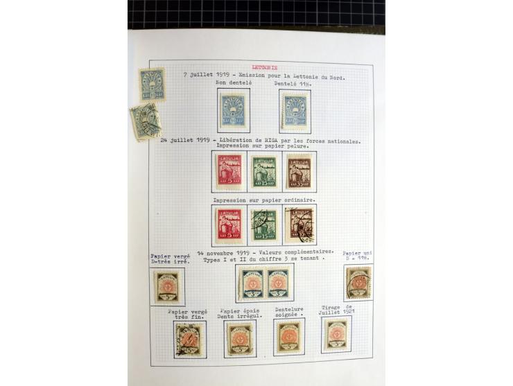 1918/40, ungebrauchte und gestempelte Sammlung mit Mi.Nr. 220-24, einigen Briefen und Karten etc.