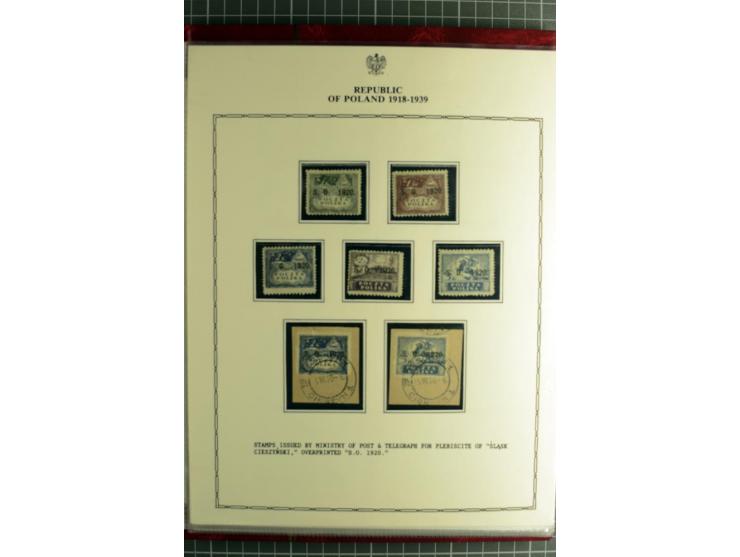 1918/24, ungebrauchte/postfrische und gestempelte Partie mit einigen Briefen und Karten, dabei diverse bessere Werte, Probedr