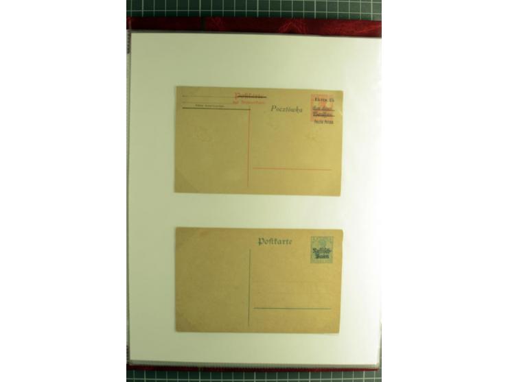 1918/24, ungebrauchte/postfrische und gestempelte Partie mit einigen Briefen und Karten, dabei diverse bessere Werte, Probedr