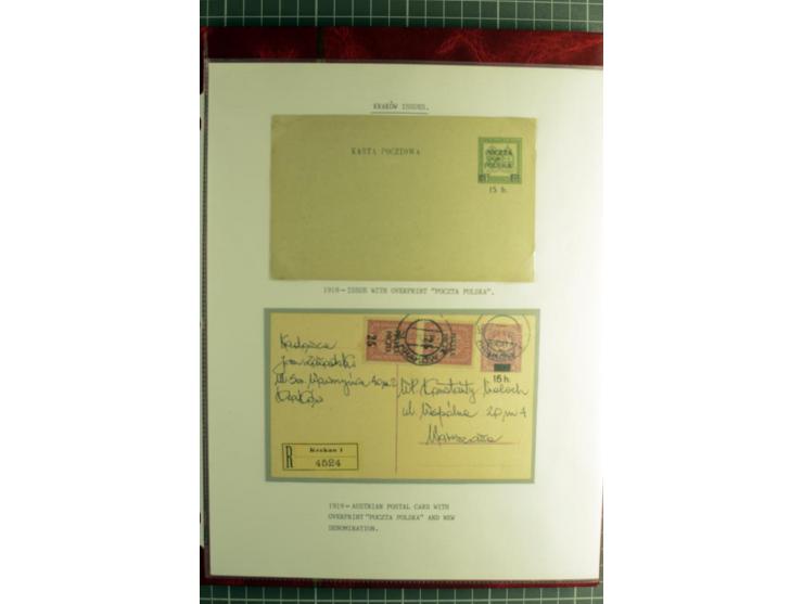 1918/24, ungebrauchte/postfrische und gestempelte Partie mit einigen Briefen und Karten, dabei diverse bessere Werte, Probedr