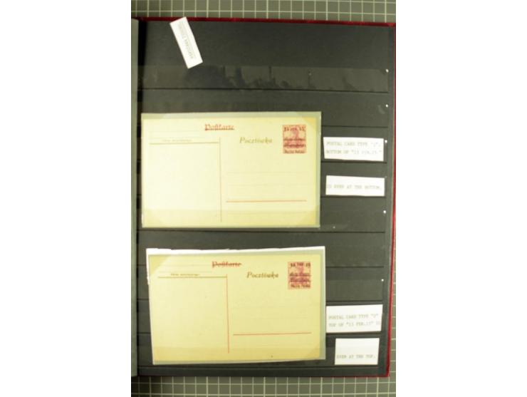 1918/24, ungebrauchte/postfrische und gestempelte Partie mit einigen Briefen und Karten, dabei diverse bessere Werte, Probedr