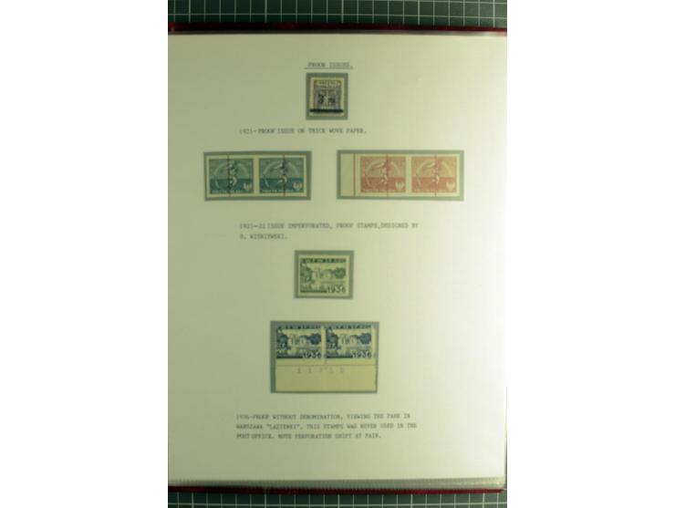 1918/24, ungebrauchte/postfrische und gestempelte Partie mit einigen Briefen und Karten, dabei diverse bessere Werte, Probedr