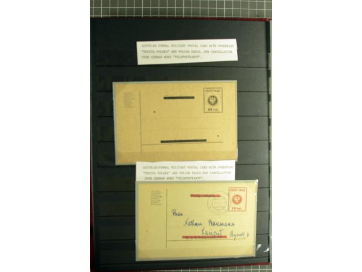 1918/24, ungebrauchte/postfrische und gestempelte Partie mit einigen Briefen und Karten, dabei diverse bessere Werte, Probedr