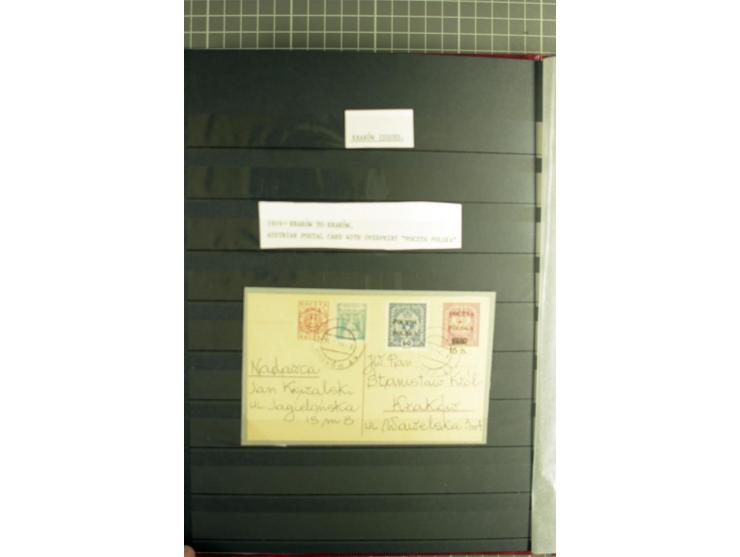 1918/24, ungebrauchte/postfrische und gestempelte Partie mit einigen Briefen und Karten, dabei diverse bessere Werte, Probedr