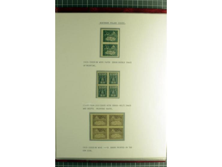 1918/24, ungebrauchte/postfrische und gestempelte Partie mit einigen Briefen und Karten, dabei diverse bessere Werte, Probedr