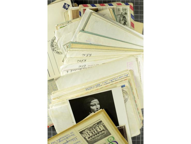 1919/90, Posten Briefe, Karten und Ganzsachen, dabei Reco, Zensur, Auslandspost etc.