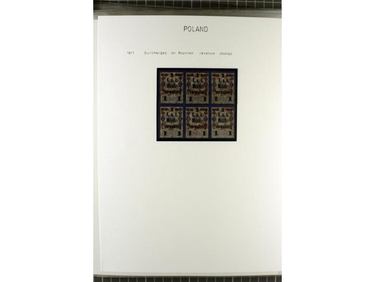 FISKALMARKEN: 80 Albumblatter mit viele hundert Lokalmarken und Dokumente, meist aus 1918-45, dabei viel Material aus Lwow, S