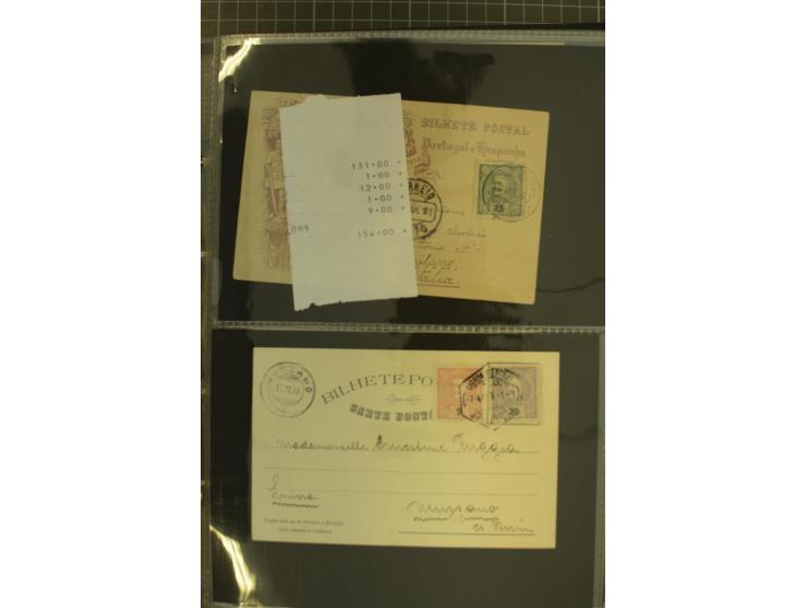 1873/1979 (ca.), Partie Briefe, Karten und Ganzsachen, dabei Reco, Zensur, Luftpost, Kolonien etc.