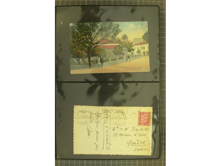 1873/1979 (ca.), Partie Briefe, Karten und Ganzsachen, dabei Reco, Zensur, Luftpost, Kolonien etc.