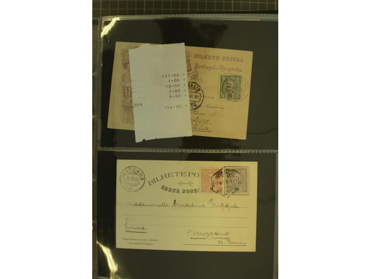 1873/1979 (ca.), Partie Briefe, Karten und Ganzsachen, dabei Reco, Zensur, Luftpost, Kolonien etc.