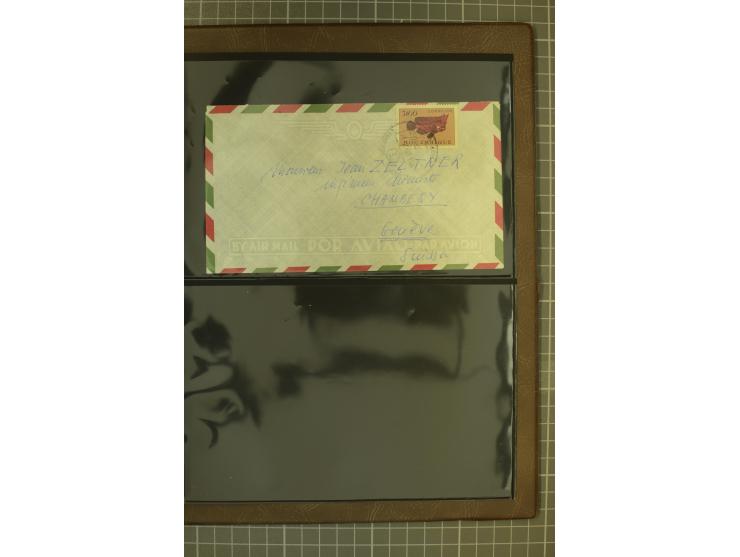 1873/1979 (ca.), Partie Briefe, Karten und Ganzsachen, dabei Reco, Zensur, Luftpost, Kolonien etc.