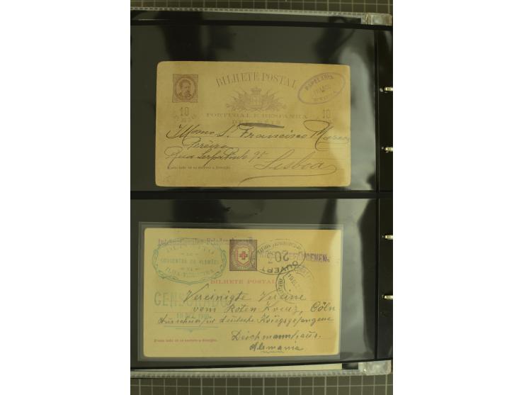 1873/1979 (ca.), Partie Briefe, Karten und Ganzsachen, dabei Reco, Zensur, Luftpost, Kolonien etc.
