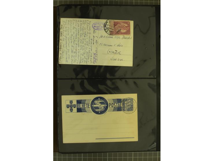 1873/1979 (ca.), Partie Briefe, Karten und Ganzsachen, dabei Reco, Zensur, Luftpost, Kolonien etc.