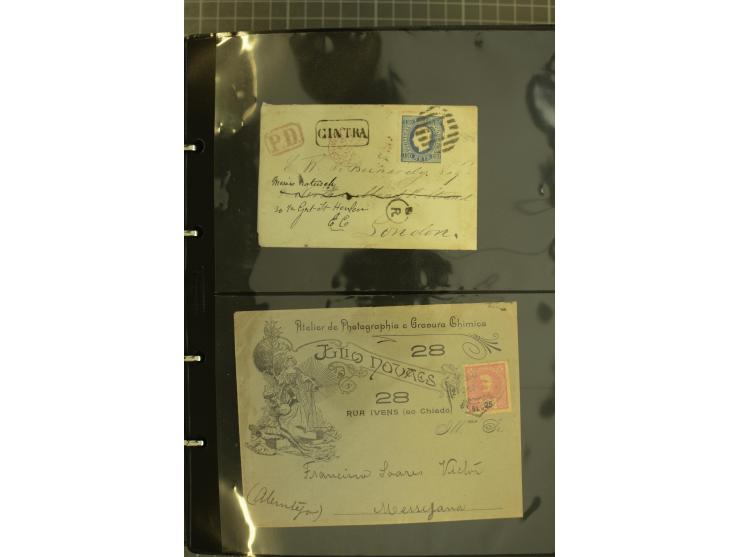 1873/1979 (ca.), Partie Briefe, Karten und Ganzsachen, dabei Reco, Zensur, Luftpost, Kolonien etc.