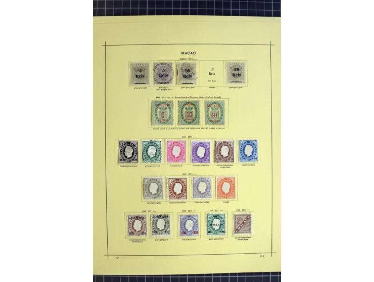 1884/1938, ungebrauchte und gestempelte Sammlung mit vielen besseren Werten und Sätzen