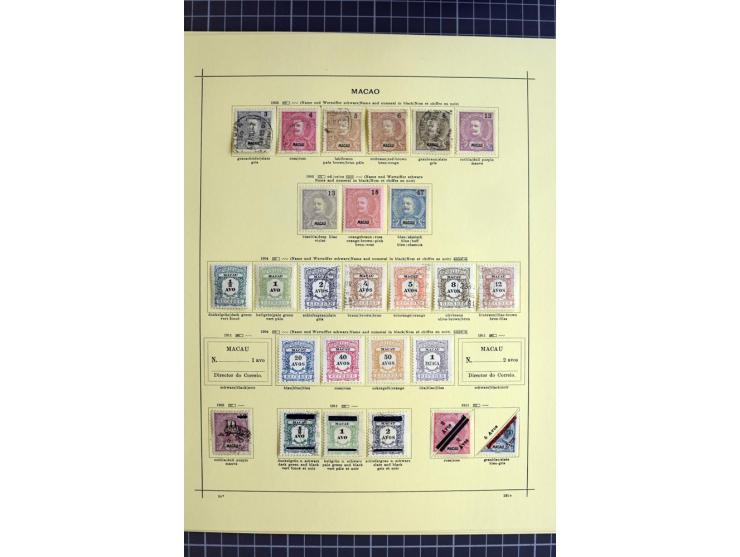 1884/1938, ungebrauchte und gestempelte Sammlung mit vielen besseren Werten und Sätzen