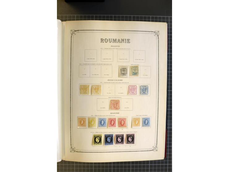 1858/1961, ungebrauchte sehr reichhaltige Sammlung mit einer Vielzahl besserer Werte und Sätze, dazu Dienst, Porto, Deutsche 