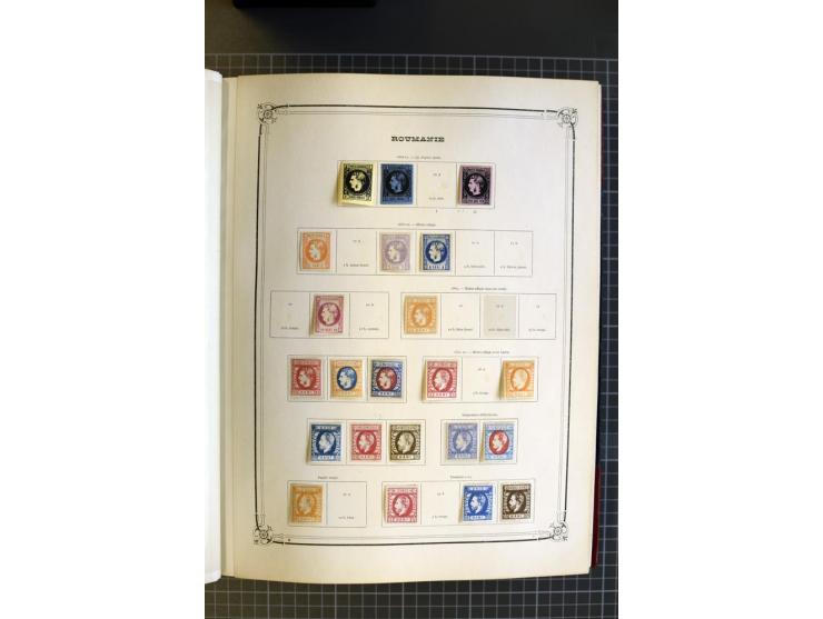 1858/1961, ungebrauchte sehr reichhaltige Sammlung mit einer Vielzahl besserer Werte und Sätze, dazu Dienst, Porto, Deutsche 