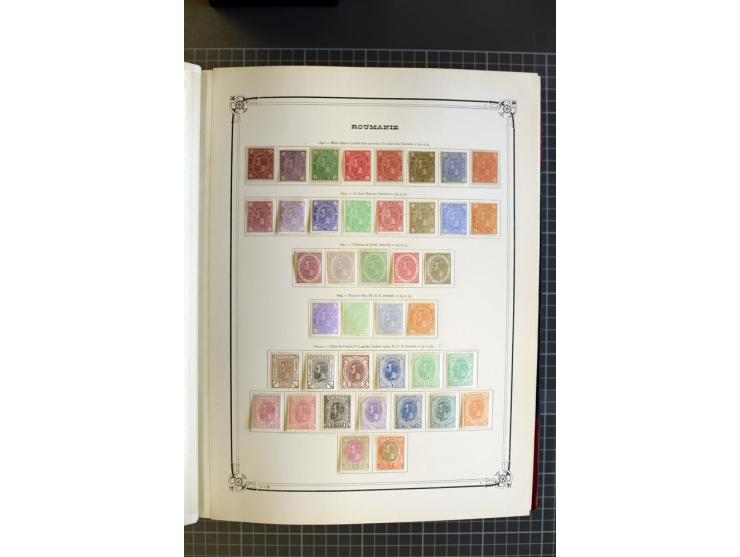 1858/1961, ungebrauchte sehr reichhaltige Sammlung mit einer Vielzahl besserer Werte und Sätze, dazu Dienst, Porto, Deutsche 