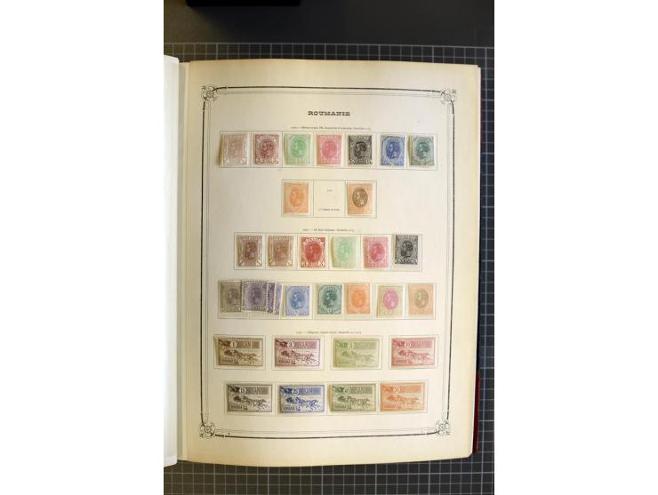 1858/1961, ungebrauchte sehr reichhaltige Sammlung mit einer Vielzahl besserer Werte und Sätze, dazu Dienst, Porto, Deutsche 