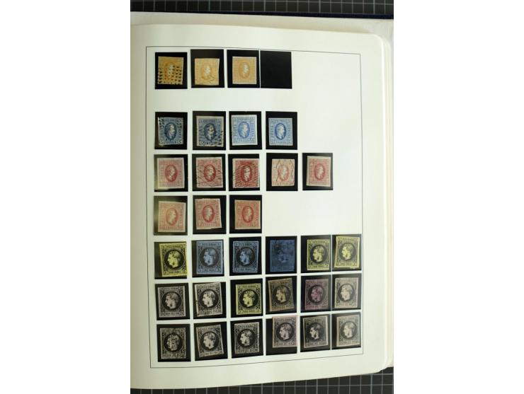 1858/1906, ungebrauchte und gestempelte Sammlung, meist mehrfach gesammelt, die Erhaltung reicht von mangelhaft bis Pracht, a
