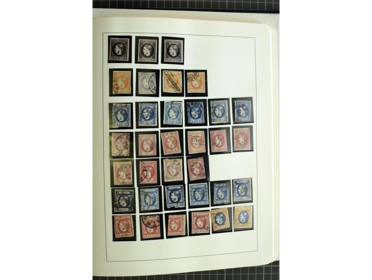 1858/1906, ungebrauchte und gestempelte Sammlung, meist mehrfach gesammelt, die Erhaltung reicht von mangelhaft bis Pracht, a