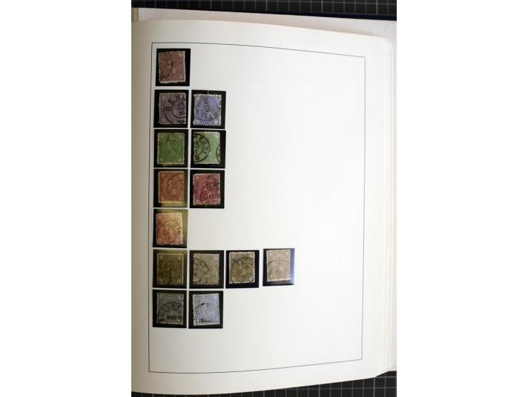 1858/1906, ungebrauchte und gestempelte Sammlung, meist mehrfach gesammelt, die Erhaltung reicht von mangelhaft bis Pracht, a