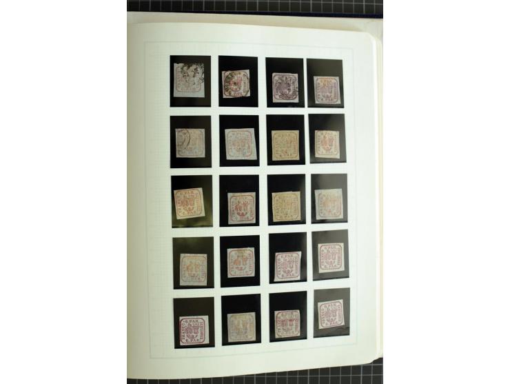 1858/1906, ungebrauchte und gestempelte Sammlung, meist mehrfach gesammelt, die Erhaltung reicht von mangelhaft bis Pracht, a
