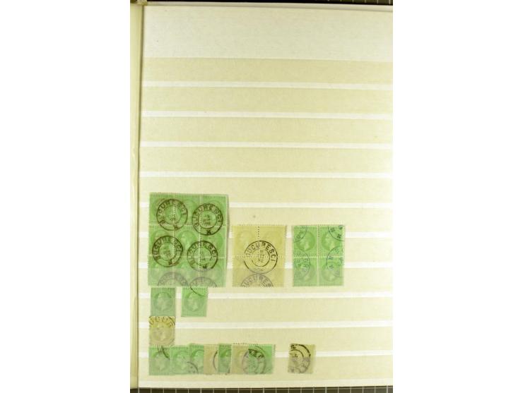 1858/1879, ungebrauchter und gestempelter Posten mit u.a. Mi.-Nr. 6 mehrfach, 7 mehrfach, 8IIka, 9Ixbk etc., etliches signier