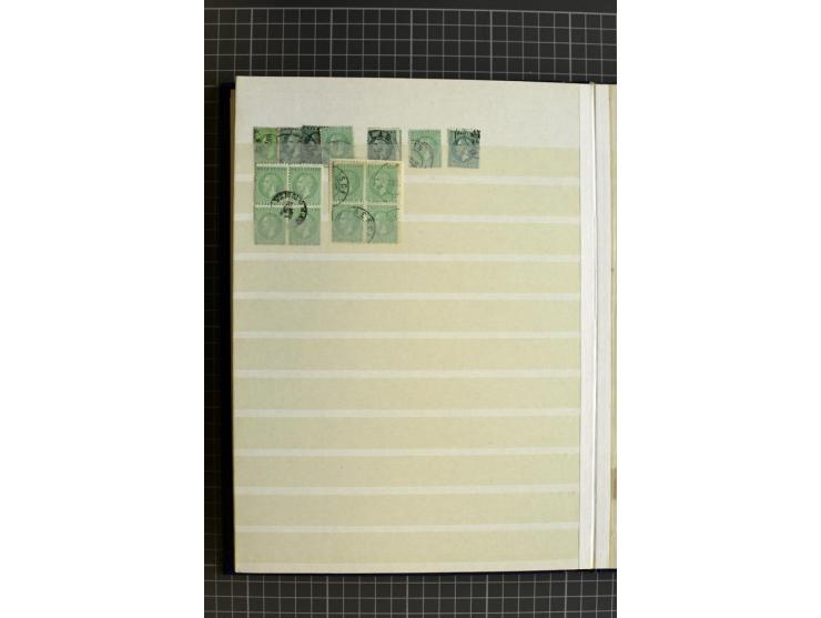 1858/1879, ungebrauchter und gestempelter Posten mit u.a. Mi.-Nr. 6 mehrfach, 7 mehrfach, 8IIka, 9Ixbk etc., etliches signier