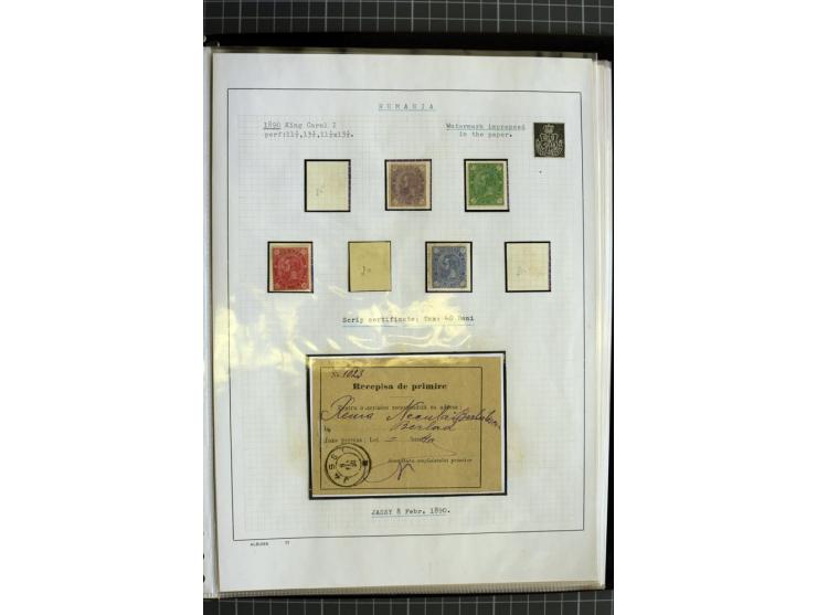 1862/1913, ungebrauchte und gestempelte Sammlung mit besseren Ausgaben wie Mi.-Nr. DI-XI, einige Belege etc.