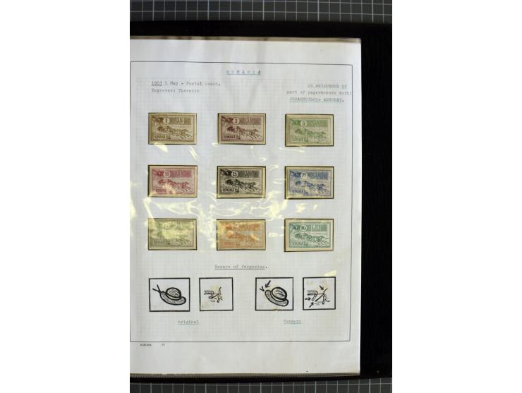 1862/1913, ungebrauchte und gestempelte Sammlung mit besseren Ausgaben wie Mi.-Nr. DI-XI, einige Belege etc.