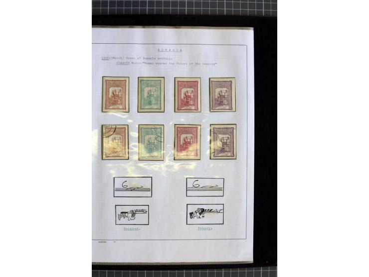 1862/1913, ungebrauchte und gestempelte Sammlung mit besseren Ausgaben wie Mi.-Nr. DI-XI, einige Belege etc.