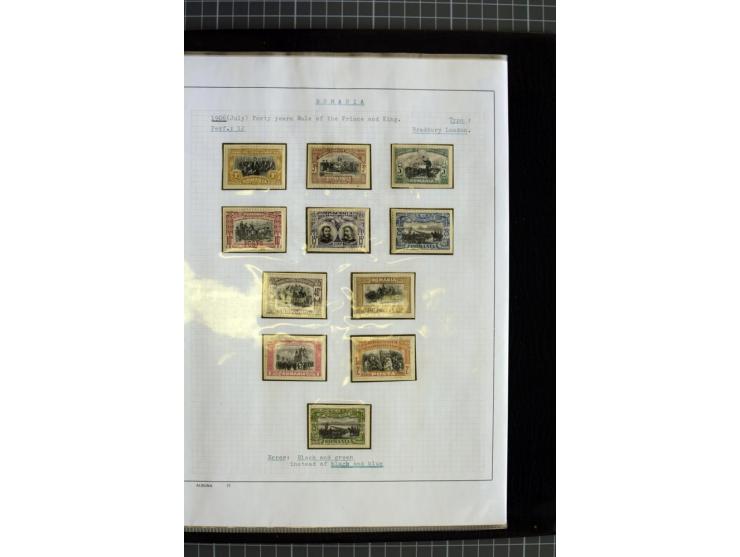 1862/1913, ungebrauchte und gestempelte Sammlung mit besseren Ausgaben wie Mi.-Nr. DI-XI, einige Belege etc.