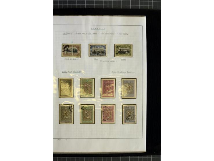 1862/1913, ungebrauchte und gestempelte Sammlung mit besseren Ausgaben wie Mi.-Nr. DI-XI, einige Belege etc.
