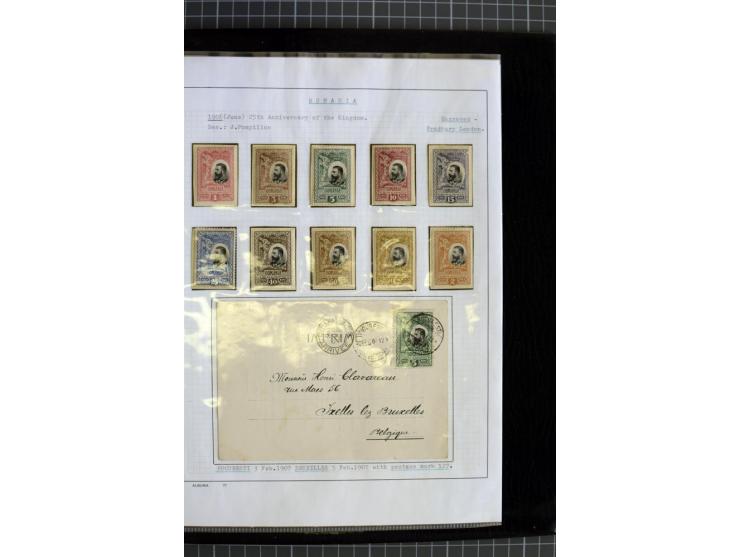 1862/1913, ungebrauchte und gestempelte Sammlung mit besseren Ausgaben wie Mi.-Nr. DI-XI, einige Belege etc.